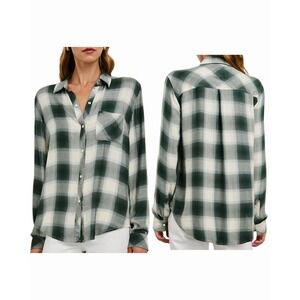 Rails Hunter Shirt‎ Ivory, Olive, Teal